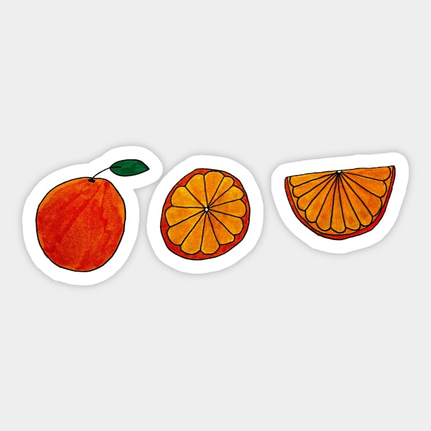 Citrus Sticker by natees33